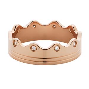 <p>BY YOU ring with diamonds. Rose Gold</p>